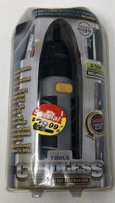Innovage Tools- Cordless Battery Powered Screwdriver! Powerful 6V 130 rpm Motor - Image 1 of 3