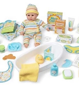 Melissa & Doug Mine To Love HUGE Deluxe Playset Set with Baby Doll Bath Food ++ - Picture 1 of 2
