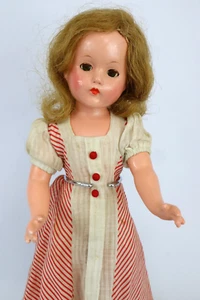 Bambola vintage anni 30 Effanbee SUZANNE composizione 14" vestito etichettato - Foto 1 di 10