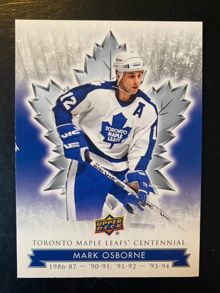 Mark Osborne 2017 Toronto Maple Leafs Centennial #86 - Image 1 of 2