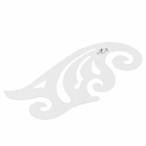 Herramienta de plantilla de plástico de diseño regla curva de dibujo francés transparente - Imagen 1 de 2