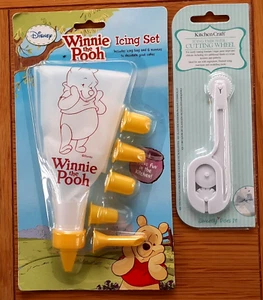 New Winnie the Pooh Icing Set & Kitchen Craft Icing Embosser - Picture 1 of 10
