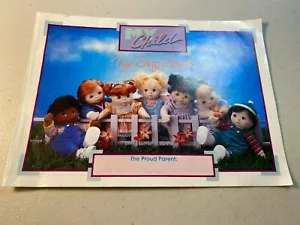 VINTAGE ORIGINAL MY CHILD PRAG BOOK INSERT BOOKLET 1985 - Bild 1 von 1
