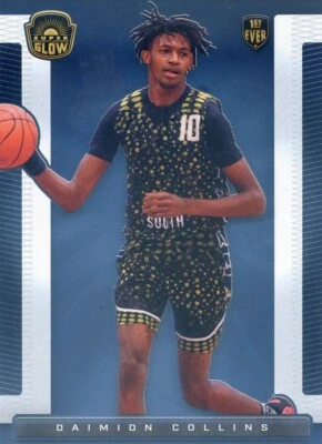 2021 Super Glow Sports Inaugural DAIMION COLLINS 1st Ever Base Silver Card #39 - Image 1 of 2