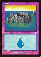 Island #335 FOIL Mercadian Masques MtG VLP to NM