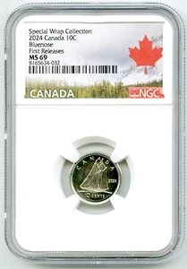 2024 CANADA 10 CENT NGC MS69 SPECIAL WRAP COLLECTION DIME FIRST RELEASES - Picture 1 of 2