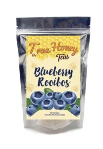 True Honey Teas Blueberry Rooibos Honey + Tea Bags (24), Just Add Hot Water!