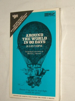 New "Around the World in 80 Days" Unabridged Audiobook Norwood XLP4 Tape - Image 1 of 2