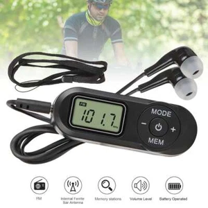 Portátil Bolsillo Digital Radio FM LCD Estéreo Receptor para Caminar + Auricular + Correa para el Cuello - Imagen 1 de 12