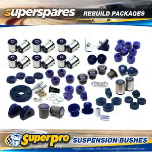Front Rear SuperPro Suspenison Bush Kit for Holden Torana LH LX L34 A9X UC 74-80 - Picture 1 of 2
