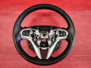 Honda ZF1 CR-Z Genuine Leather Steering Wheel Blue Stitch JDM Handle CRZ 2011 - Picture 1 of 10