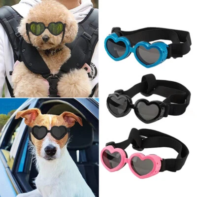 Pet Dog Anti-wind Glasses UV Sunglasses Protection Eye Wear Cool Fashion Goggles - Image 1 of 4