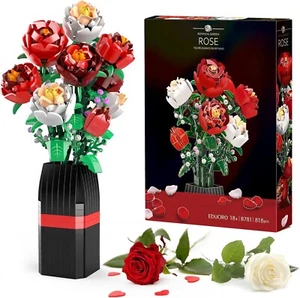 Rosenblumen Bouquet Bauset-Erwachsenenpuzzle 818 Teile Neu im Karton - Bild 1 von 1