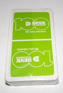 Schmid Devk Vericherungen 100 Johre Sicherheit German Playing Cards New RARE - Picture 1 of 3