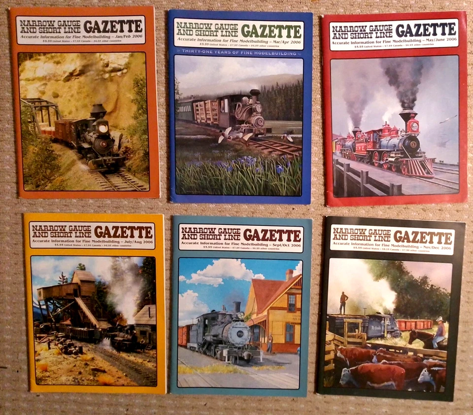 Narrow Gauge And Short Line Gazette Complete Year 2006 6 issues - Image 1 of 1
