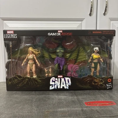 Paquete de 3 Hasbro Marvel Legends Series Gameverse Savage Land exclusivo de la SDCC 2025 Foto 1 de 4