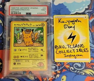 1998 Ooyama's Pikachu Series III #25 Promo Japanese PSA 9 VERY RARE POP:1124 USA!! - Bild 1 von 3