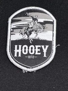 Distintivo logo cappello cowboy rodeo toppa cucita marca Hooey 1872 - Foto 1 di 2