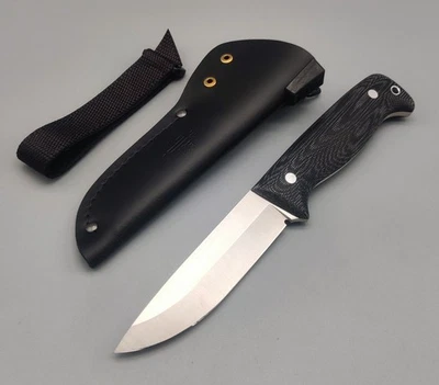 Peltonen Knives Messer Puukko M07 Ranger Bushcraft Micarta Black 14C28N Stahl - Bild 1 von 4