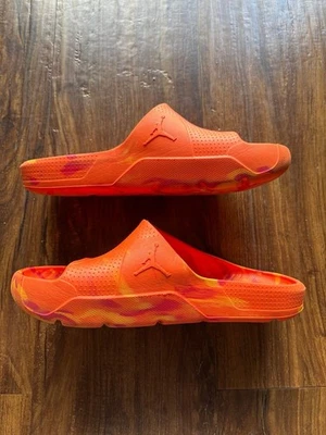 Sandalias cómodas Nike Jordan Post Slide talla 7 naranja brillante FZ3154 80 Foto 1 de 4