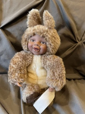 2002 Vintage Anne Geddes Squirrel 6" Doll Unimax Toys American Baby! - Image 1 of 4