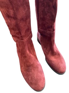 Lucky Brand Womens Calypso Knee-High Suede Boots Size 8.5M Purple - Picture 1 of 6