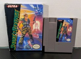 Snake's Revenge Metal Gear Nintendo NES 1985 Video Game Cartridge with Box