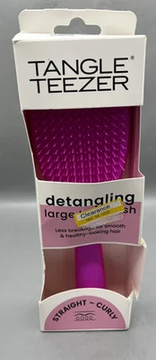 NUEVO TANGLE TEEZER DESENREDANTE CEPILLO GRANDE RIZADO 9" LARGO ROSA Foto 1 de 4