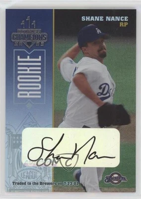 2003 Donruss Champions Signatures /150 Shane Nance #151 Auto - Image 1 of 2