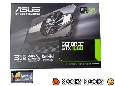 ASUS Nvidia GeForce GTX 1060 3GB GDDR5 - VGC CIB with Inserts - Tracked - Image 1 of 4
