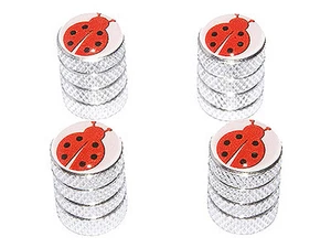 Ladybug Lady Bug - Tire Rim Valve Stem Caps - Aluminum - Picture 1 of 1
