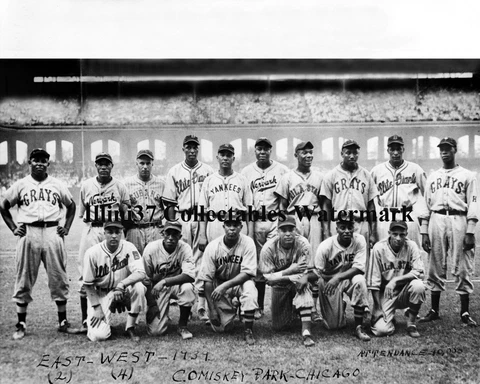 1939 EAST WEST NEGRO LEAGUE ALL STARS 8x10 PHOTO Cover