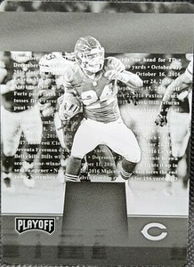 JORDAN HOWARD 2017 Panini Playoff Headliners PRINTING PLATE SP #1/1 Bears One of
