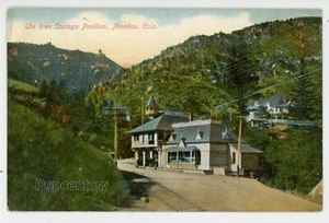 Vintage Postcard 1910s Colorado Ute Iron Springs Pavilion Manitou CO Saidy Photo - Picture 1 of 2