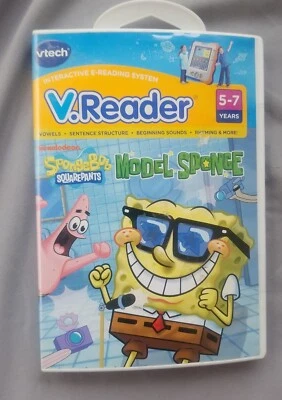 Spongebob Squarepants V.Reader Model Sponge Ages 5 To 7 Vtech -  - Image 1 of 2