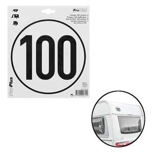 Tempo 100 Aufkleber Geschwindigkeit Limit Ø20 cm - Bild 1 von 2