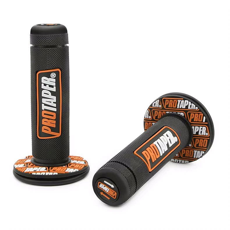ProTaper Griffe Lenkergriffe Motorrad Griffgummis Orange 22/24mm UNIVERSAL - Bild 1 von 1