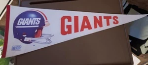 Banderín vintage de fútbol americano de la NFL de los New York Giants de 30" - Imagen 1 de 1