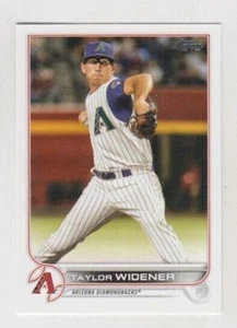 (10) LOTTO 2 CARTE TAYLOR WIDENER 2022 TOPPS SERIE #374 ARIZONA DIAMONDBACKS - Foto 1 di 1