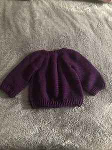 Hecho a Mano de Crochet 2-3yrs Antiguo Bebé Cárdigan para Boys And Girls - Imagen 1 de 3