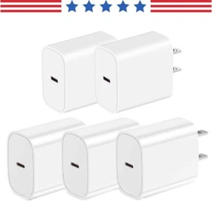 20W Fast Charger Block For iPhone 16 15 14 13 12 11 R Type C Wall Power Adapter - Picture 1 of 10