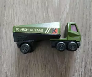 VTG '73 Matchbox Green Gas Tanker #63 High Octane Superfast Lesney Military - Picture 1 of 15