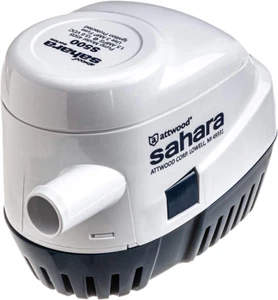4505-7 Sahara S500 Automatic Bilge Pump, 12-Volt, 1.5-Amp Draw, ¾-Inch Interior - Picture 1 of 12