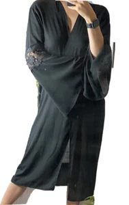 kimono, Black, Lace, Flower, Size XS, Size 6, New, Missguided - Picture 1 of 3