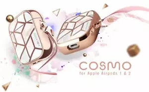 i-Blason For Apple AirPods 1st/2nd, Stylish AirPods Case Front LED Cover 360° - Picture 1 of 27