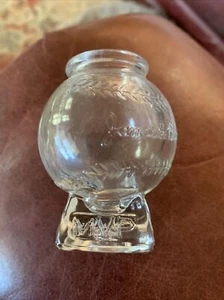 James B. Beam Embossed Glass MVP Baseball Shot Glass - Picture 1 of 4