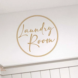 LAVANDERÍA - Calcomanías de pared de vinilo extraíbles arte decoración del hogar - Imagen 1 de 5