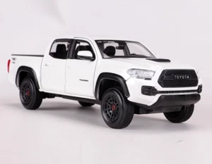 ZD Maisto 1:27 White 2023 Tacoma TRD PRO Pickup Truck Model Diecast Metal Car - Picture 1 of 3