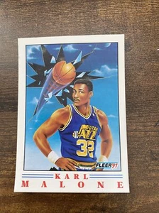 1991-92 Fleer Pro-Visions #5 Karl Malone Utah Jazz - Picture 1 of 4
