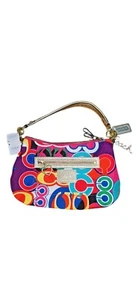 Coach Poppy Graffiti Glam Shoulder Bag. F20039. Multi/Gold. Brand New Y2K! - Picture 1 of 9